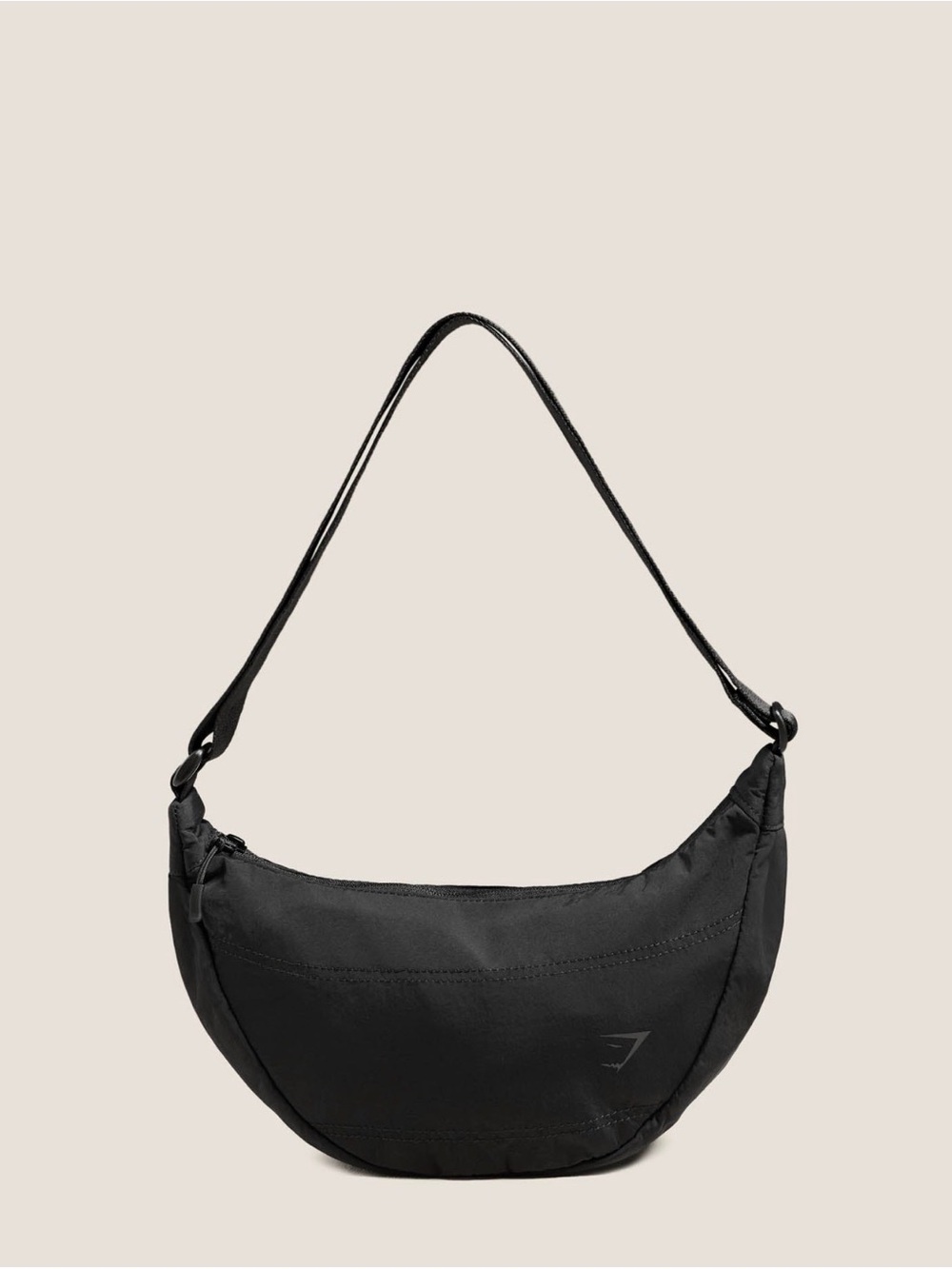 Gymshark Black Crescent Shoulder Bag